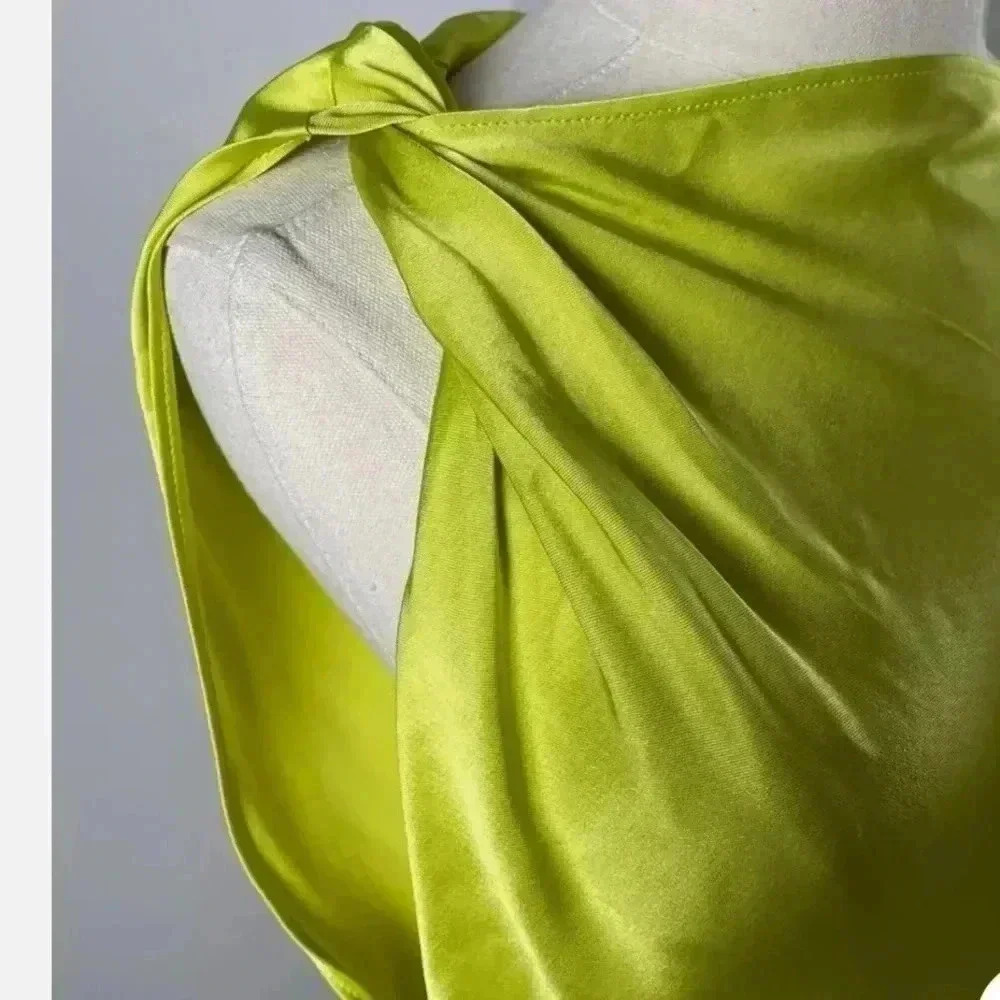 Zara Lime Green Dress - Picture 6 of 11